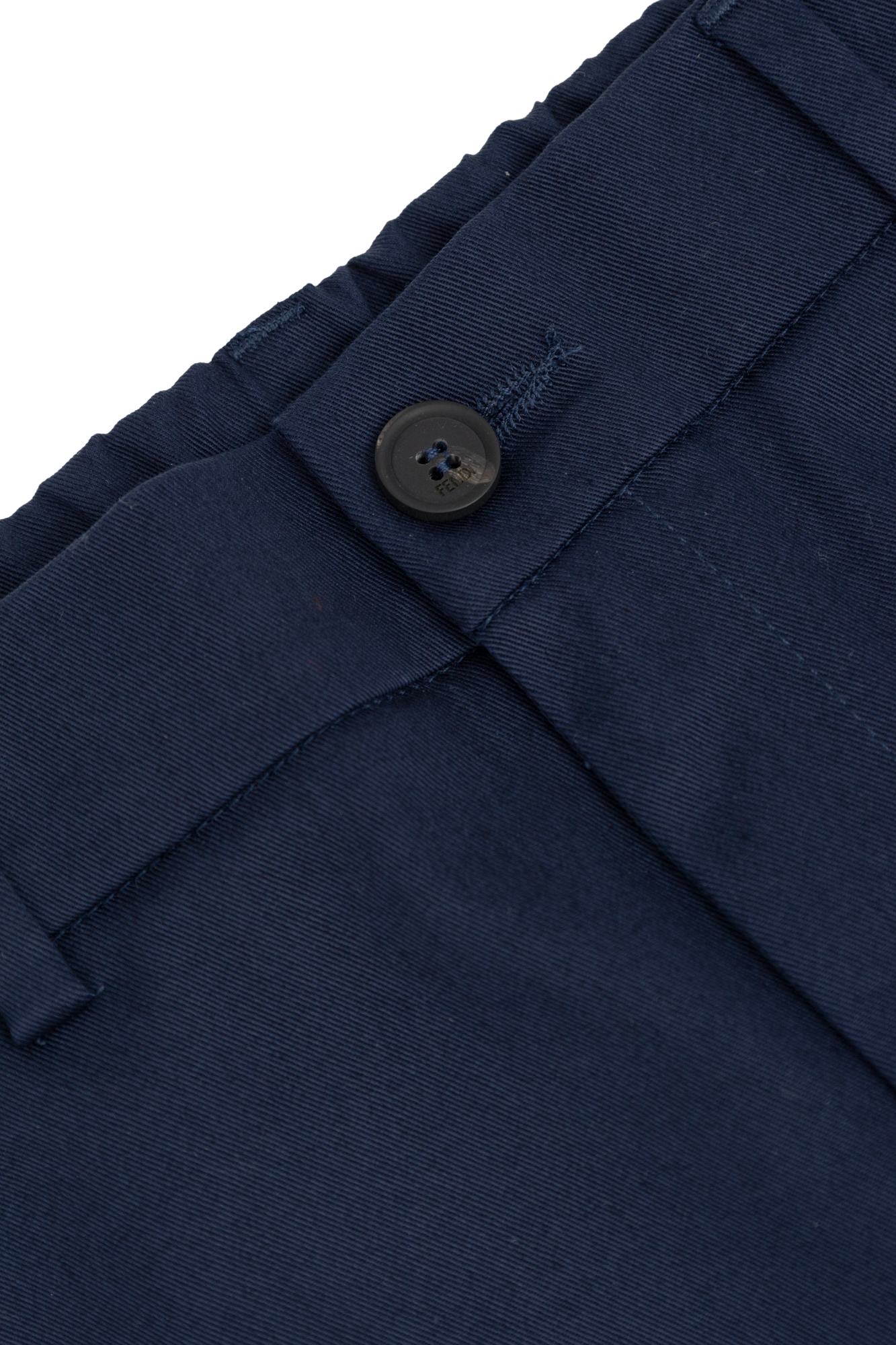 Navy blue Cotton trousers Fendi Kids - Vitkac AS